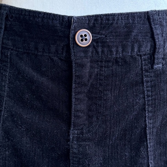 •Woolrich• Black Corduroy A-Line Mini Skirt - Size 8 - Picture 3 of 8